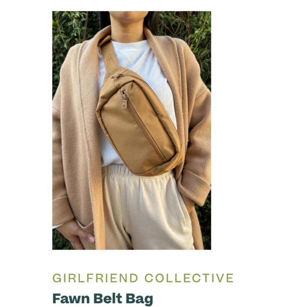 Girlfriend Collective - Belt Bag in Fawn - NWOT